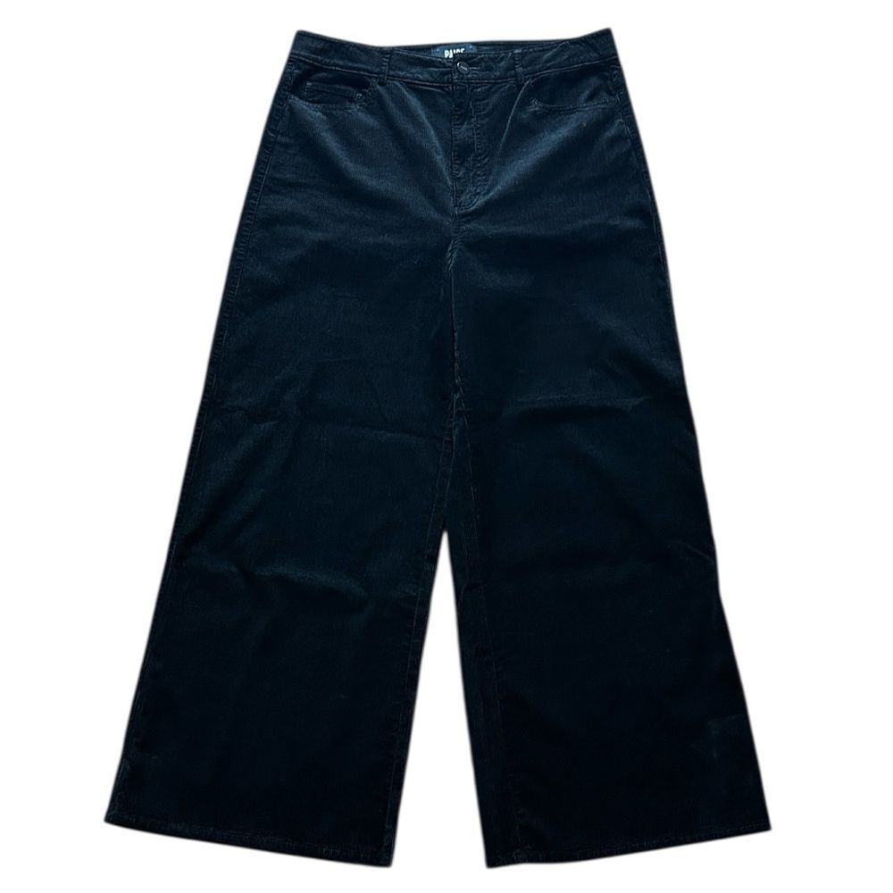 Like New PAIGE Black Corduroy Wide Leg Pants
